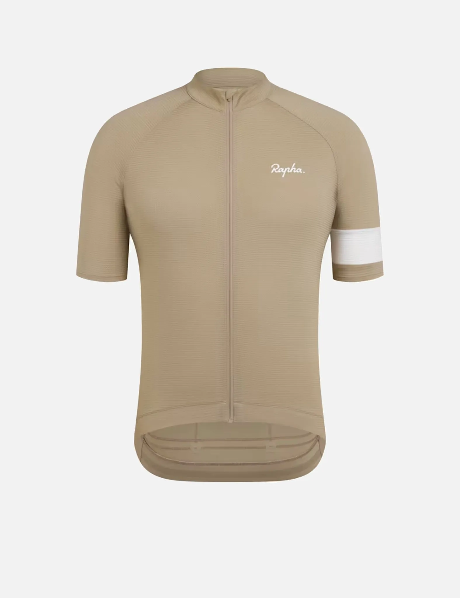 Rapha Men's Core Lightweight Jersey - Tan/White sold by Article London