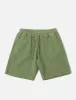 Universal Works Lumber Waffle Shorts - Birch Green sold by Article London