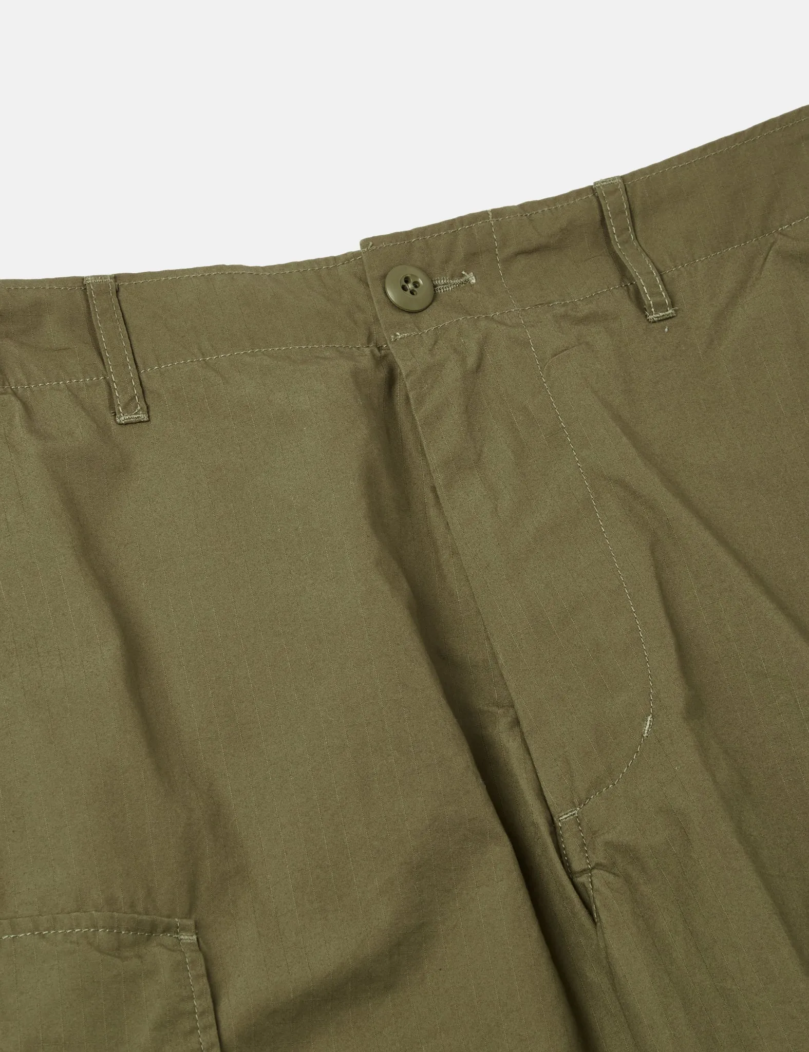 Beams Plus MIL 6Pocket Trousers (80/3 Ripstop) - Olive Green sold by Article London product image thumbnail 3