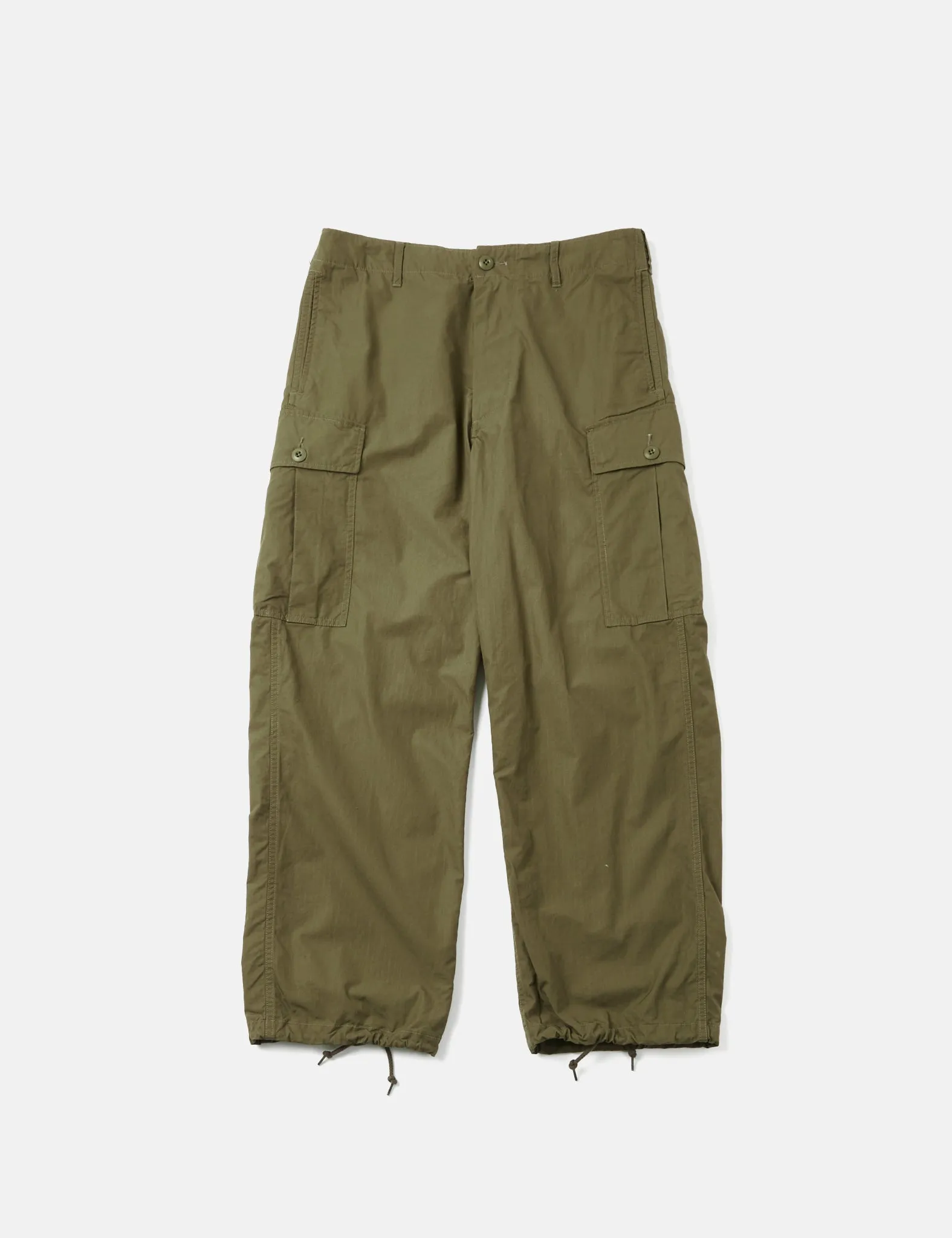 Beams Plus MIL 6Pocket Trousers (80/3 Ripstop) - Olive Green sold by Article London