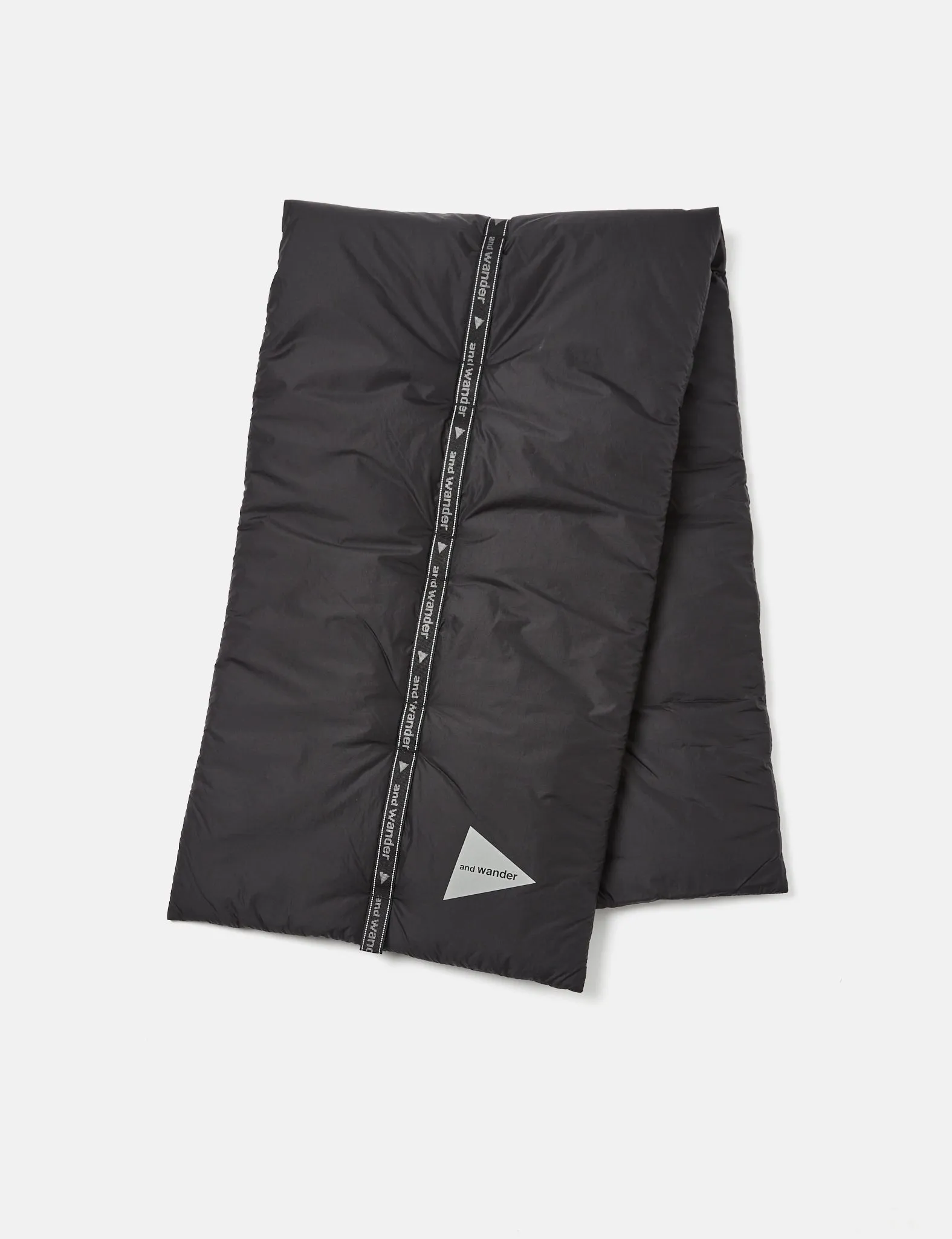 And Wander Primaloft Rip Muffler Scarf - Black sold by Article London product image thumbnail 3