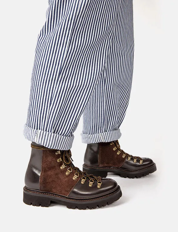 Womens Grenson Nanette Ski Boot (Colorado Leather) - Dark Brown sold by Article London product image thumbnail 4