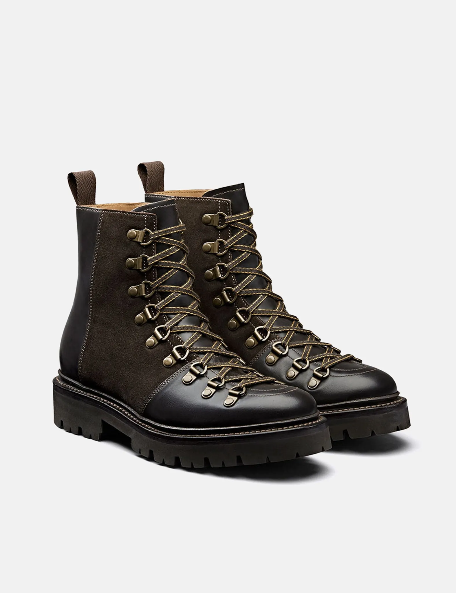 Womens Grenson Nanette Ski Boot (Colorado Leather) - Dark Brown sold by Article London product image thumbnail 2