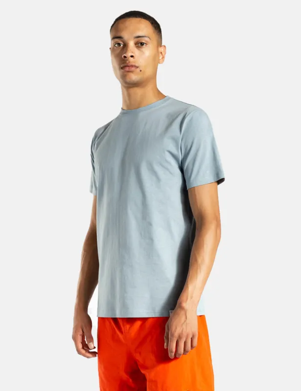 Norse Projects Niels Standard T-Shirt - Silver Blue sold by Article London