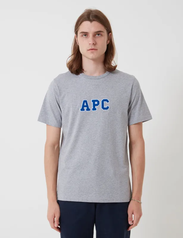 A.P.C. Gael T-Shirt - Grey Heather made by A.P.C.