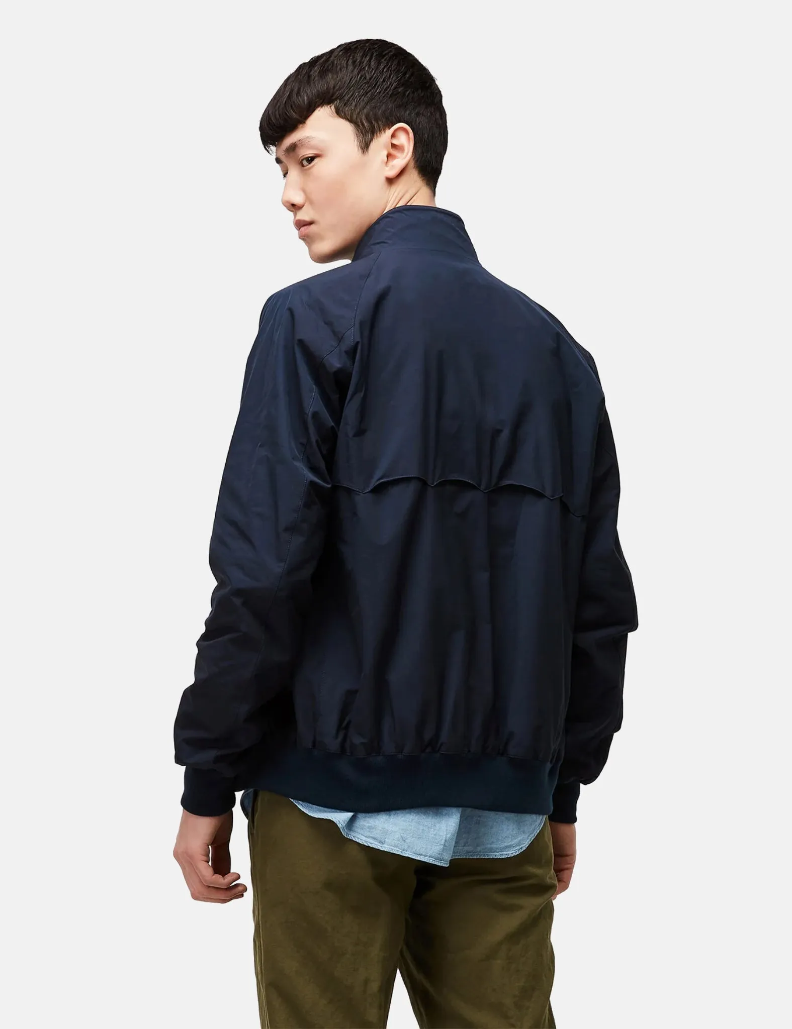 Baracuta G9 Harrington Jacket - Navy Blue sold by Article London product image thumbnail 3