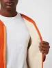 Universal Works Military Liner Jacket (Canvas Sherpa) - Orange sold by Article London