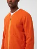 Universal Works Military Liner Jacket (Canvas Sherpa) - Orange sold by Article London