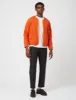 Universal Works Military Liner Jacket (Canvas Sherpa) - Orange sold by Article London