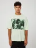 YMC Triple Reggae Print T-Shirt - Green sold by Article London