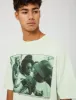 YMC Triple Reggae Print T-Shirt - Green sold by Article London
