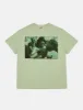YMC Triple Reggae Print T-Shirt - Green sold by Article London