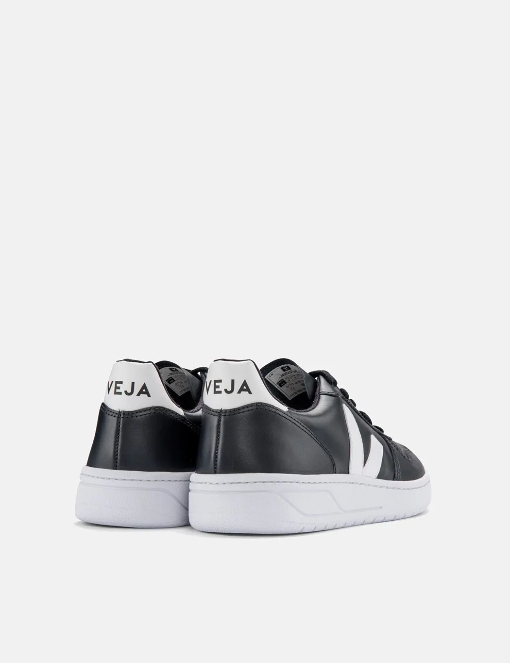 Veja V-10 Leather Trainers - Black/White sold by Article London product image thumbnail 2