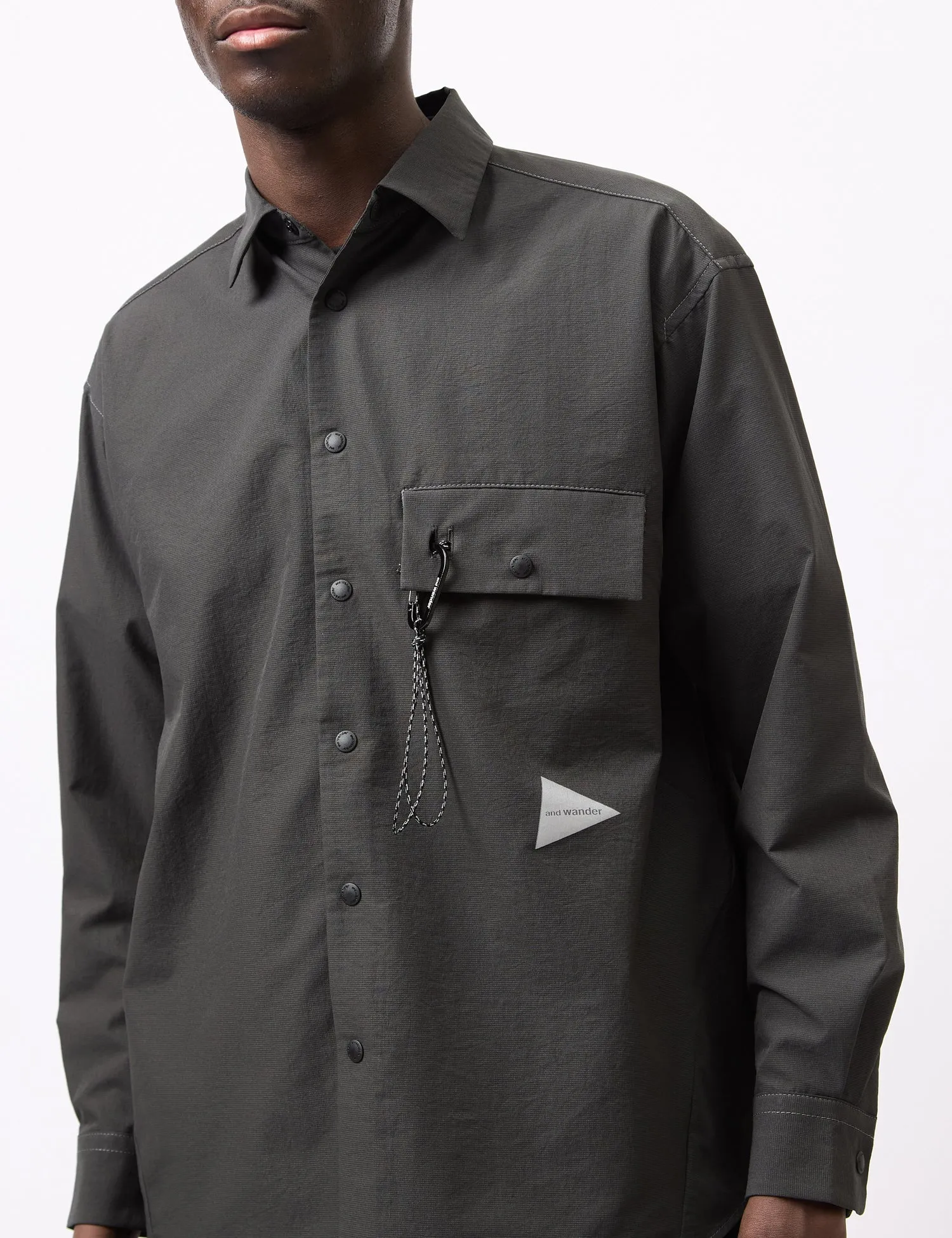 and Wander Dry Breathable Shirt - Charcoal Grey sold by Article London product image thumbnail 2