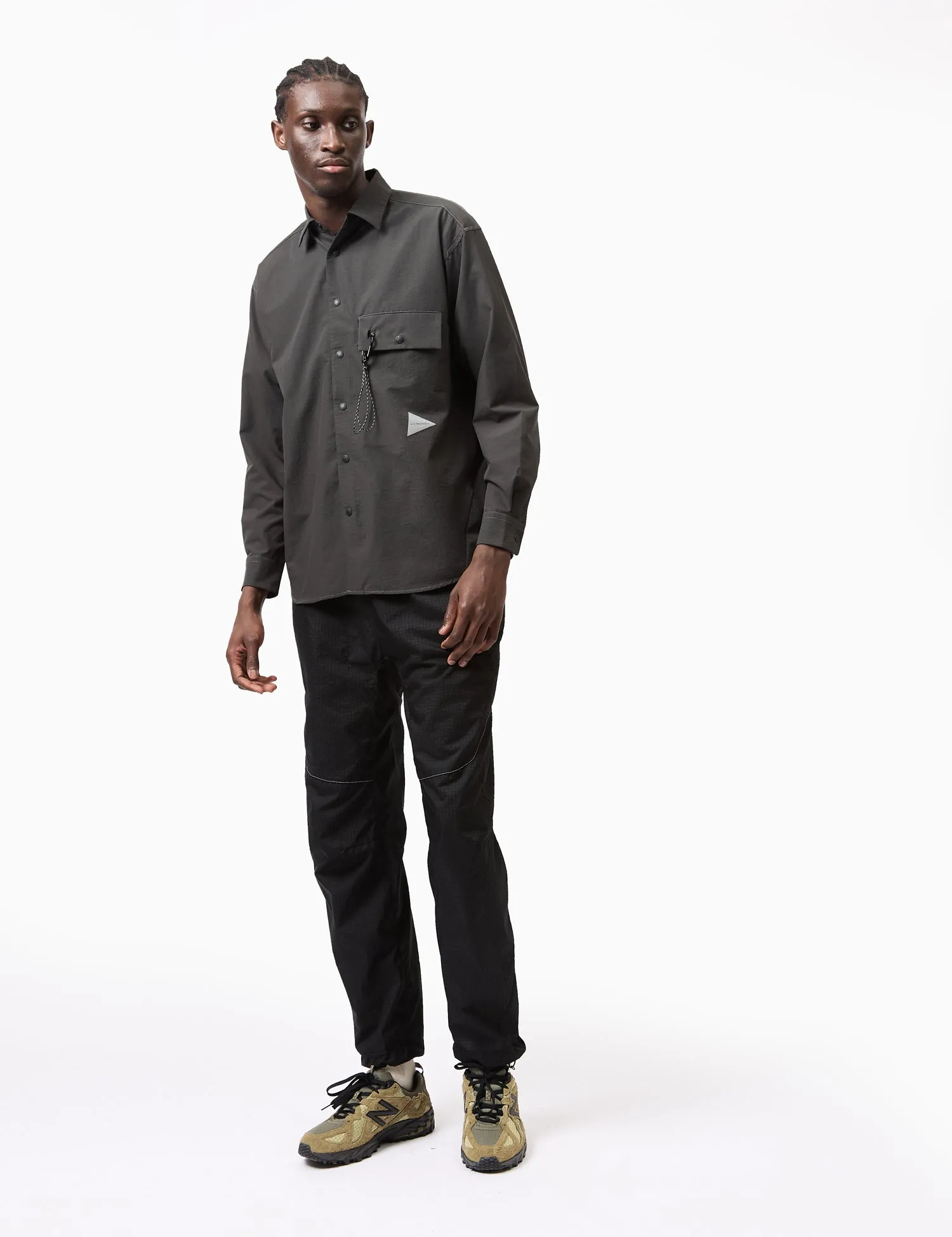and Wander Dry Breathable Shirt - Charcoal Grey sold by Article London product image thumbnail 3