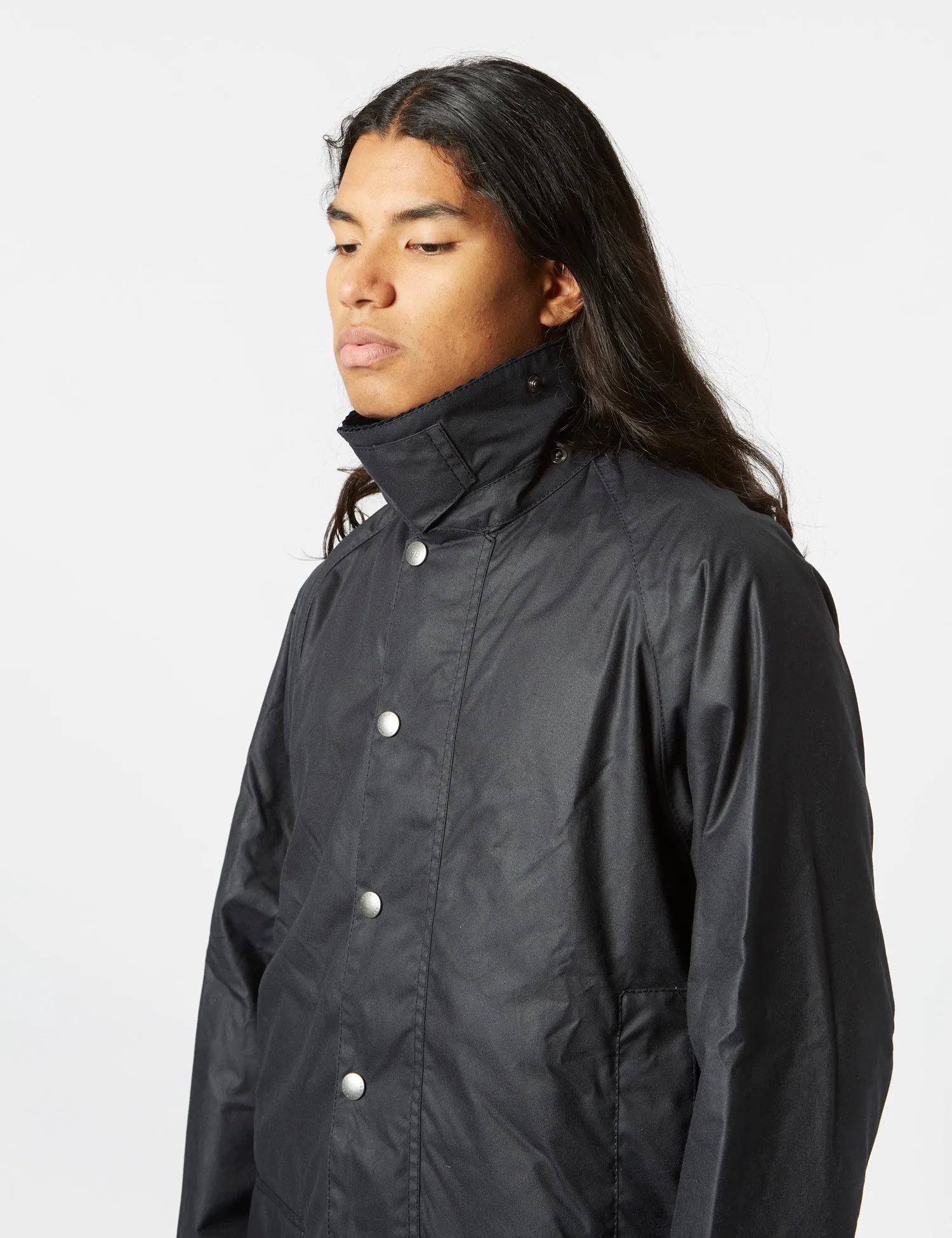 Barbour 40th Anniversary Beaufort Wax Jacket - Navy Blue sold by Article London product image thumbnail 2
