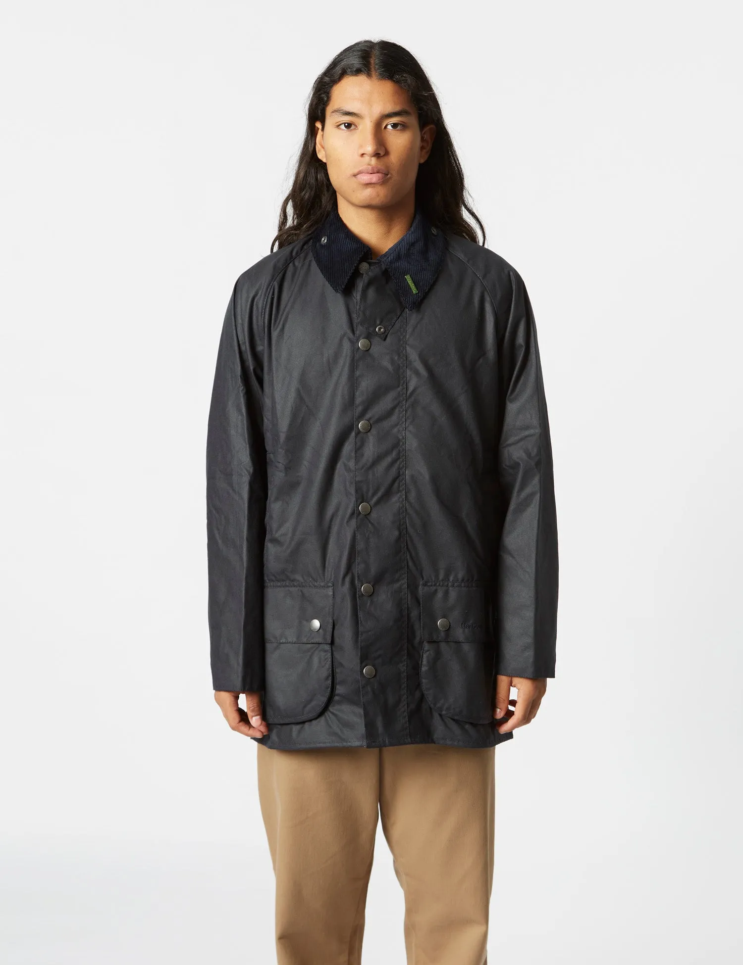 Barbour 40th Anniversary Beaufort Wax Jacket - Navy Blue sold by Article London