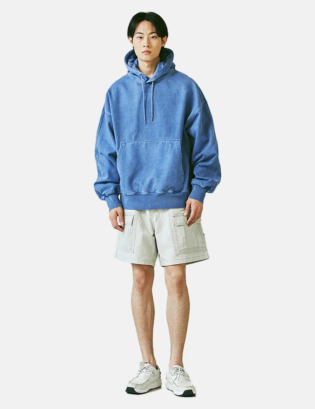 Frizmworks OG Pigment Dyed Hooded Sweatshirt - Blue sold by Article London