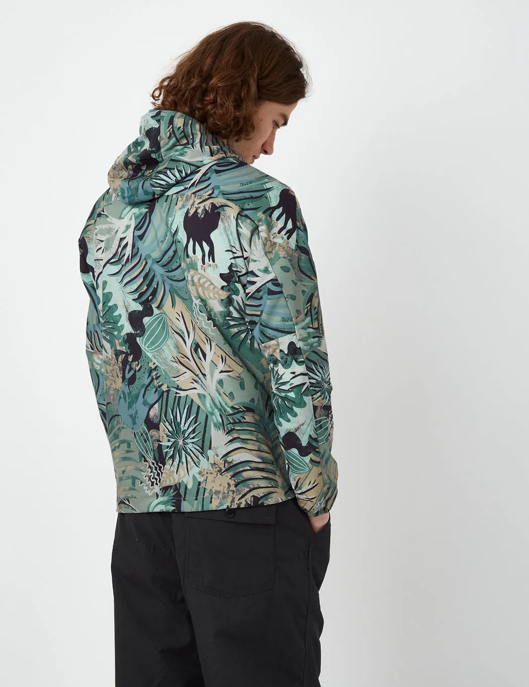 Snow Peak Printed Quick Dry Anorak - Khaki Brown sold by Article London product image thumbnail 3