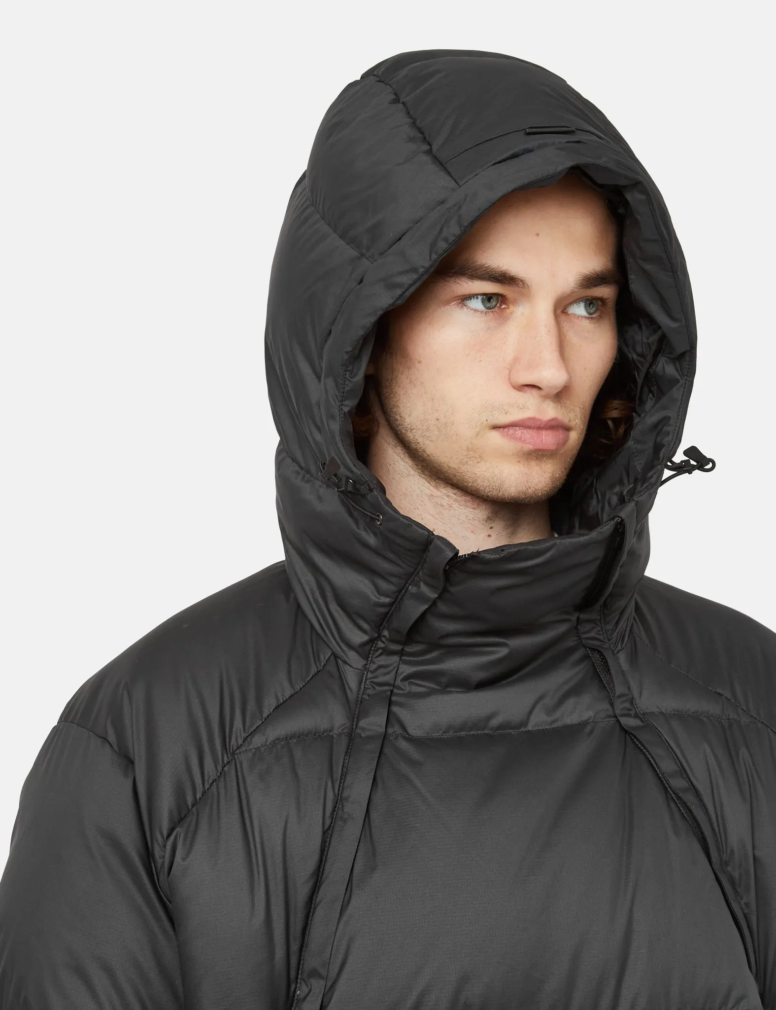 Snow Peak Recycled Light Down Pullover Jacket - Black sold by Article London product image thumbnail 2