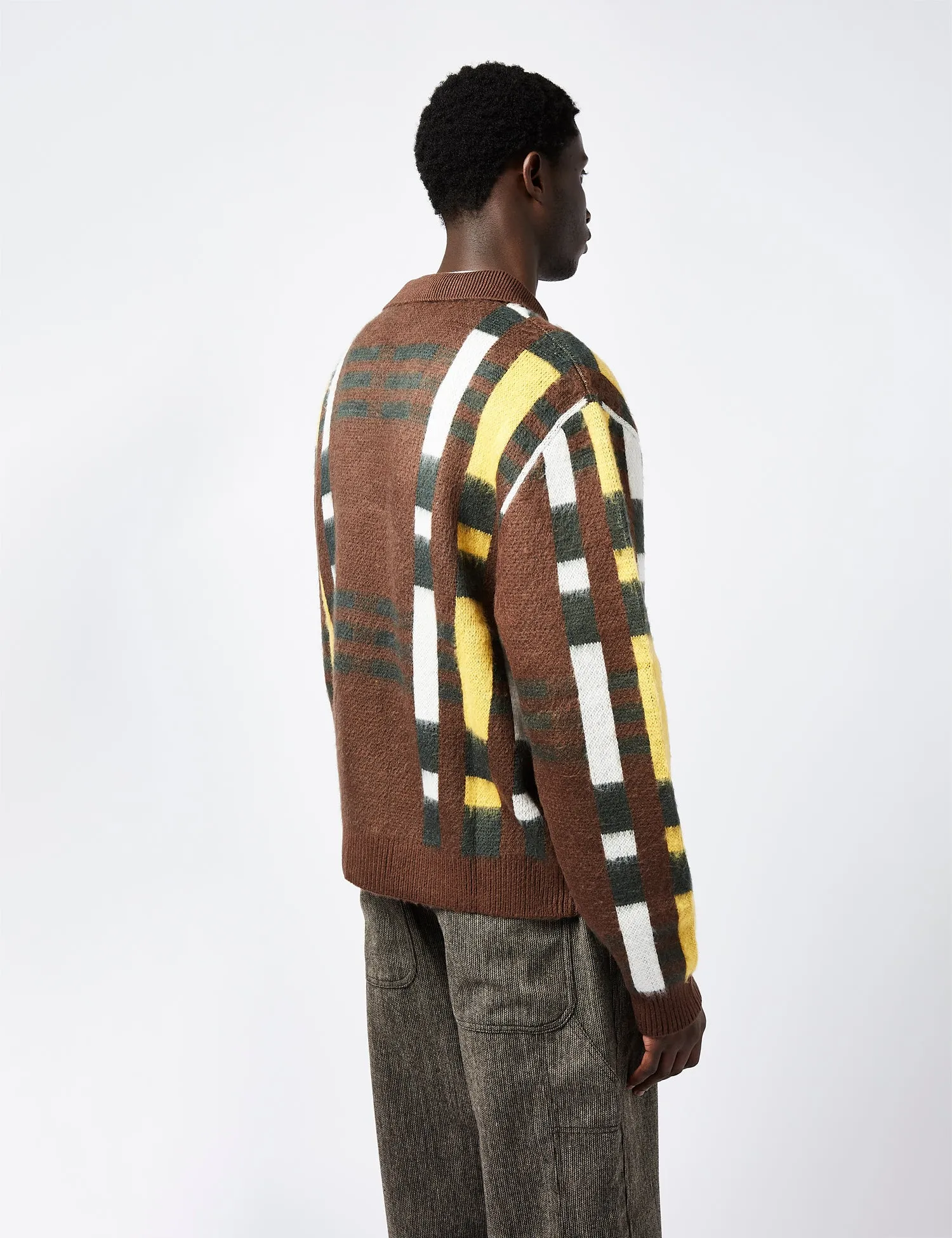 24時間以内発送【美品】YMC Rat Pack Knit Cardigan YMC Rat Pack Cardigan, Black – Glasswing