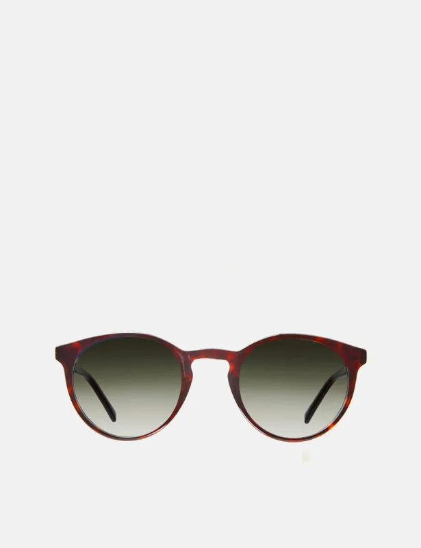 YMC x Bridges & Brows Albert Sunglasses - Crystal Tortoise/Graduated Green made by Article London