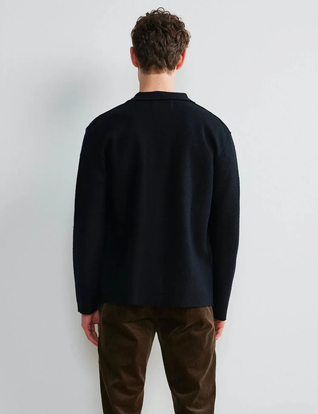 NN07 Jonas Jacket (Boiled Wool) - Black sold by Article London product image thumbnail 3