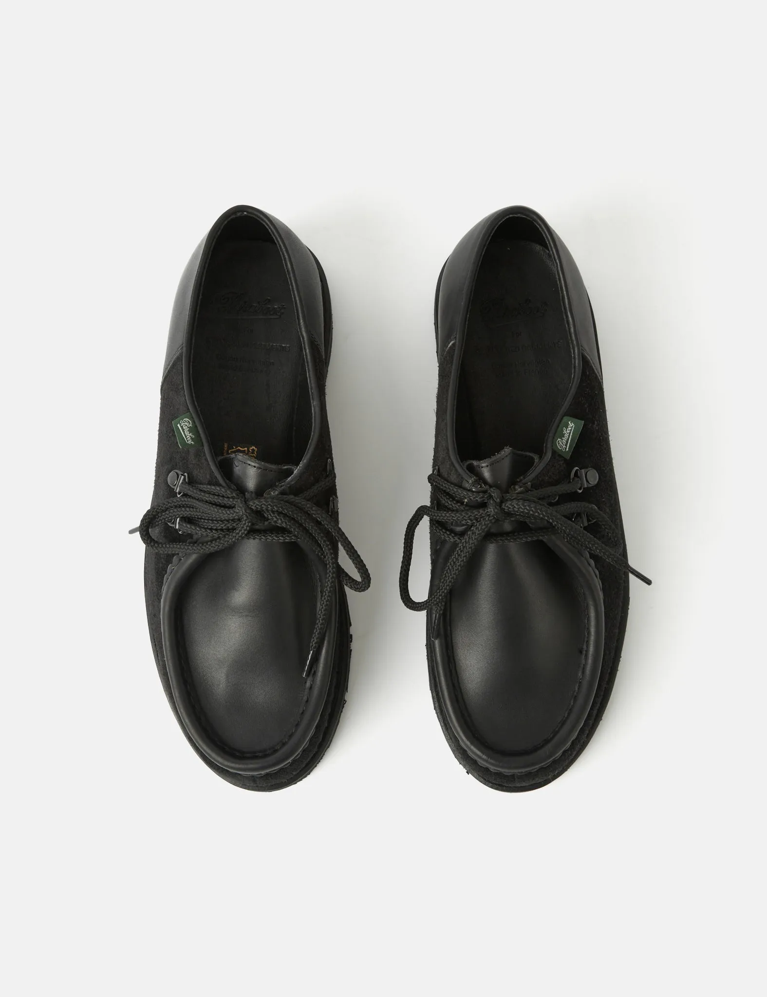 Paraboot x Engineered Garments Michael Shoes (Leather) - Black sold by Article London product image thumbnail 5