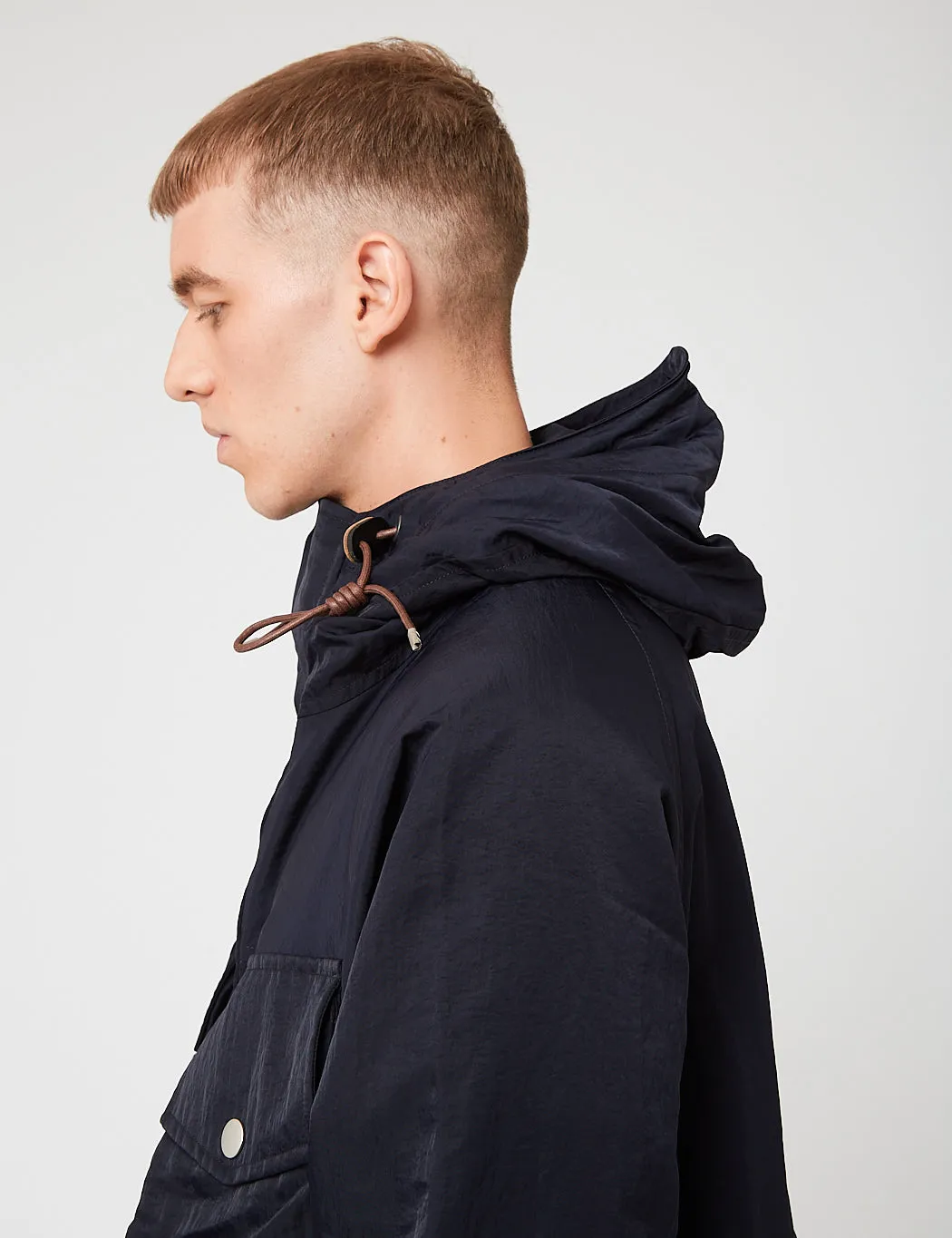 Nigel Cabourn Mountain Smock Jacket - Navy Blue sold by Article London product image thumbnail 5