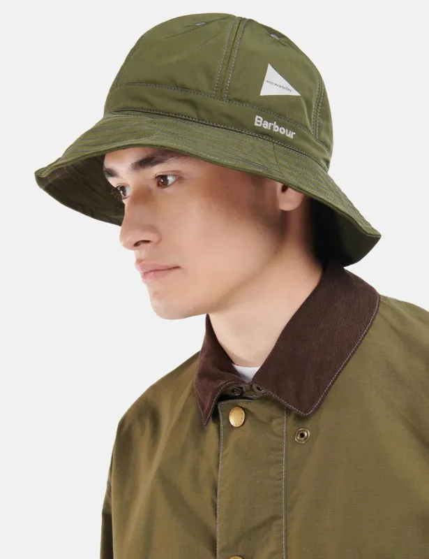 Barbour x And Wander Bucket Hat - Khaki sold by Article London
