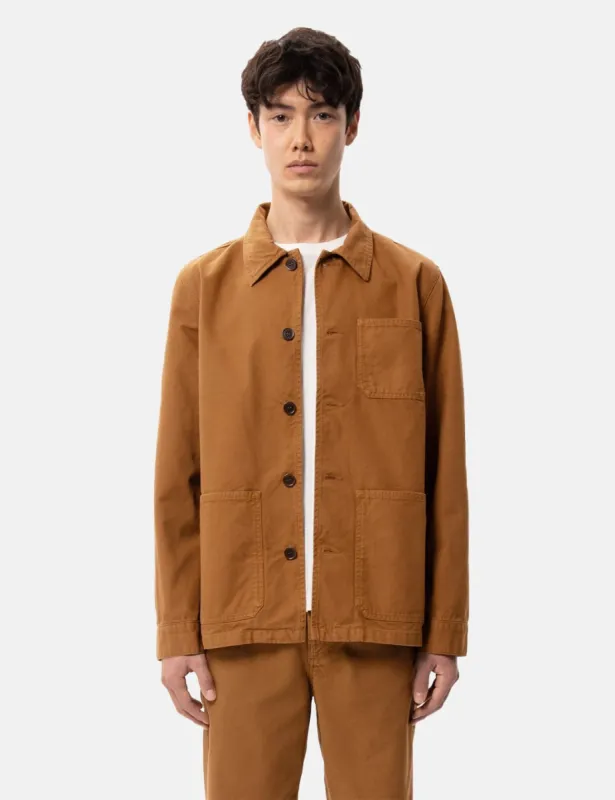 Nudie Barney Canvas Jacket - Cinnamon sold by Article London