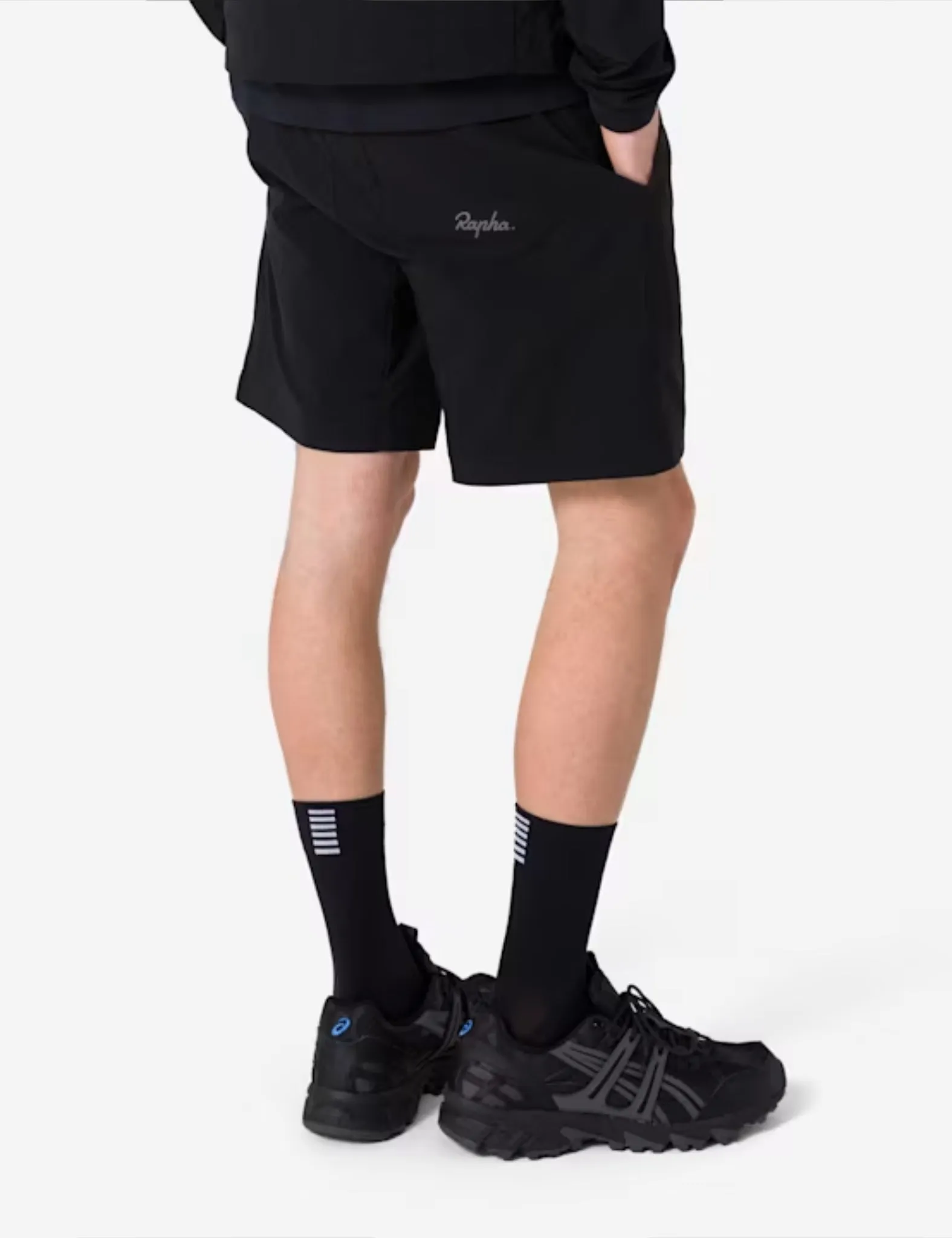 Rapha Men's Easy Technical Shorts - Black/Grey sold by Article London product image thumbnail 4