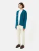 Folk Signal Cardigan - Dark Cyan Blue sold by Article London