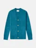 Folk Signal Cardigan - Dark Cyan Blue sold by Article London