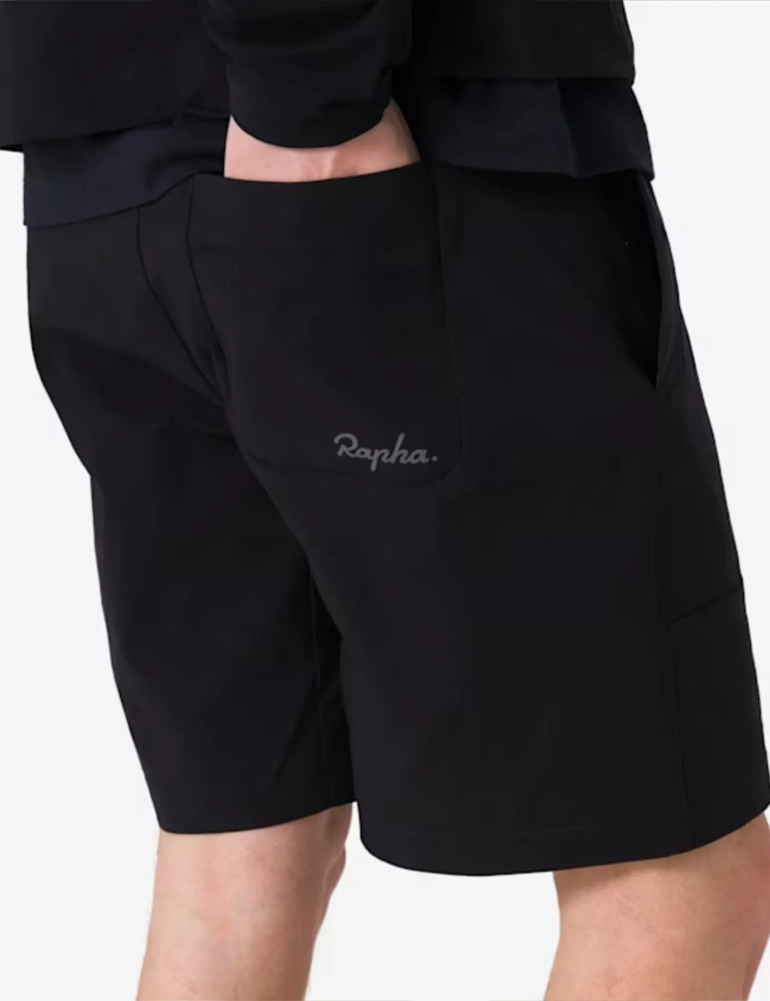 Rapha Men's Easy Technical Shorts - Black/Grey sold by Article London product image thumbnail 2