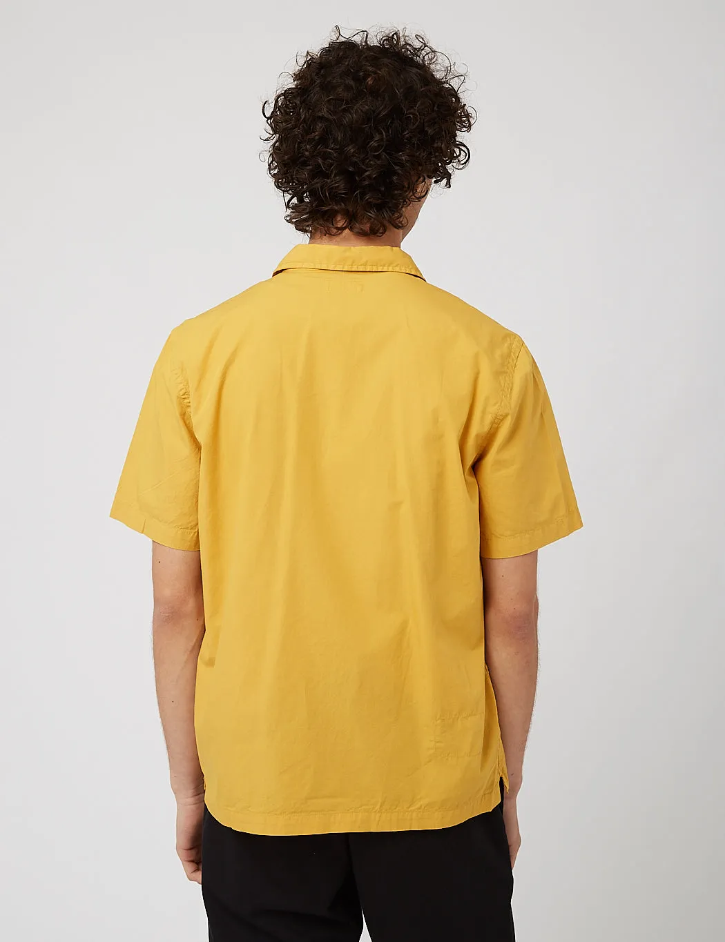 Universal Works Road Shirt (Organic Poplin) - Gold sold by Article London product image thumbnail 3