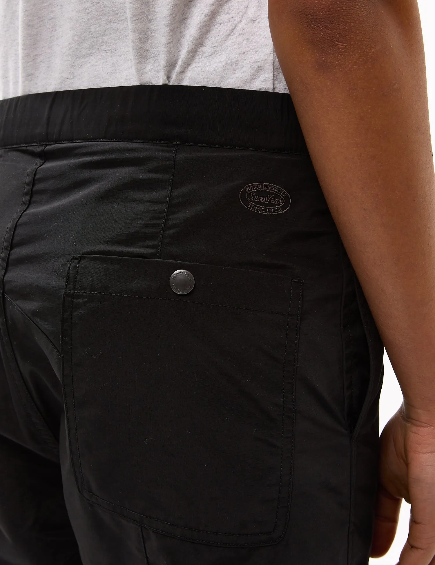Snow Peak Light Mountain Cloth Shorts - Black sold by Article London product image thumbnail 2