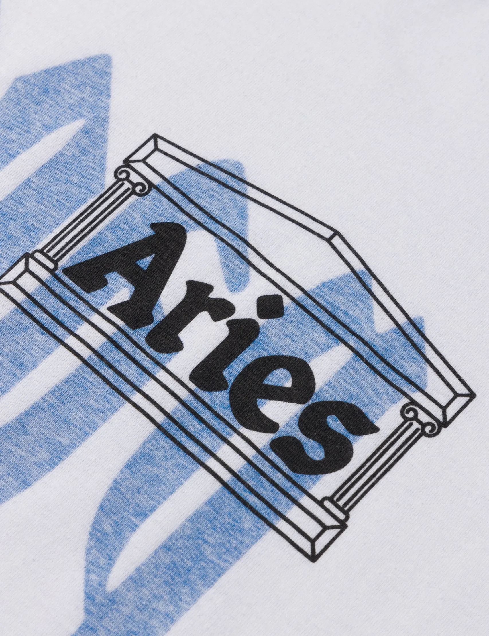 Aries Pagan Trash Reverse T-Shirt - White sold by Article London product image thumbnail 3