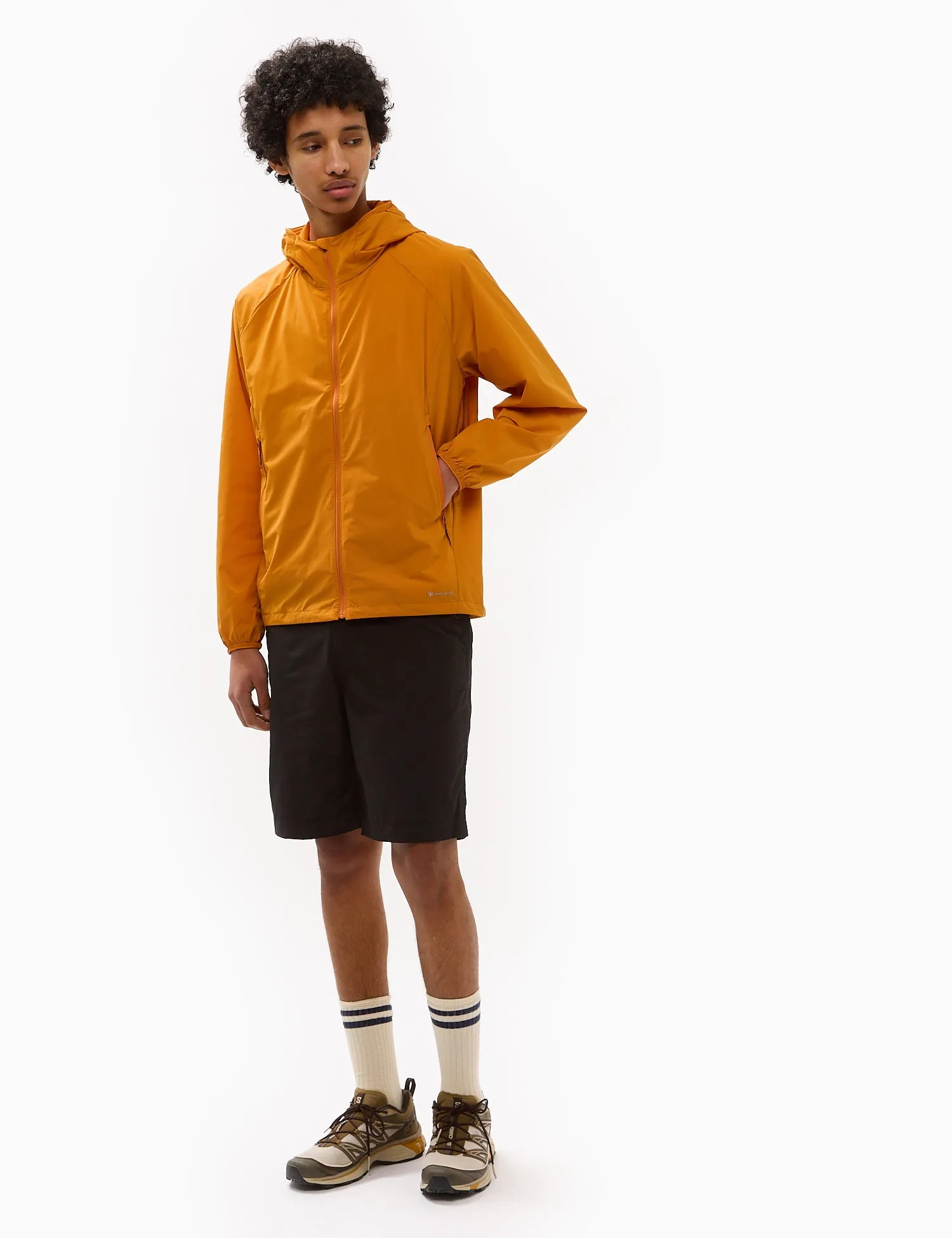 Snow Peak Light Mountain Cloth Shorts - Black sold by Article London