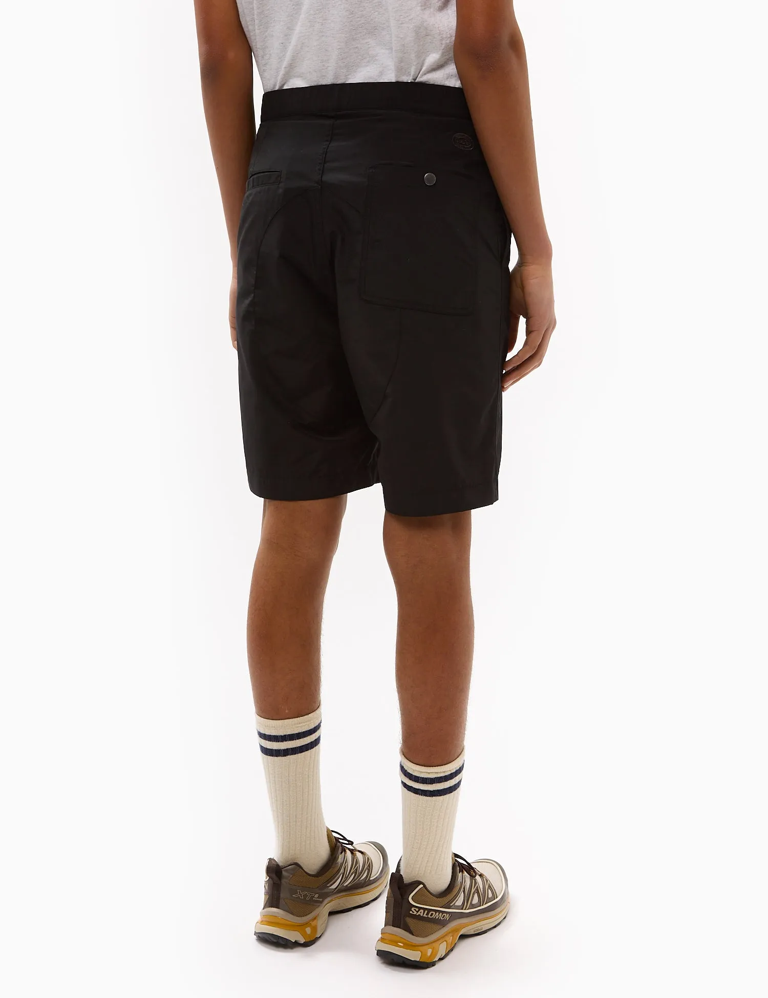 Snow Peak Light Mountain Cloth Shorts - Black sold by Article London product image thumbnail 4