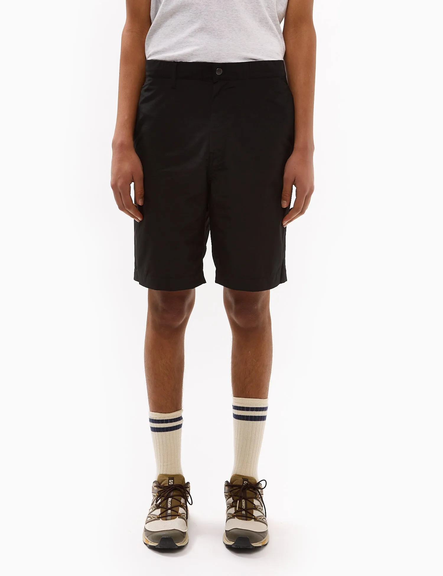 Snow Peak Light Mountain Cloth Shorts - Black sold by Article London product image thumbnail 3