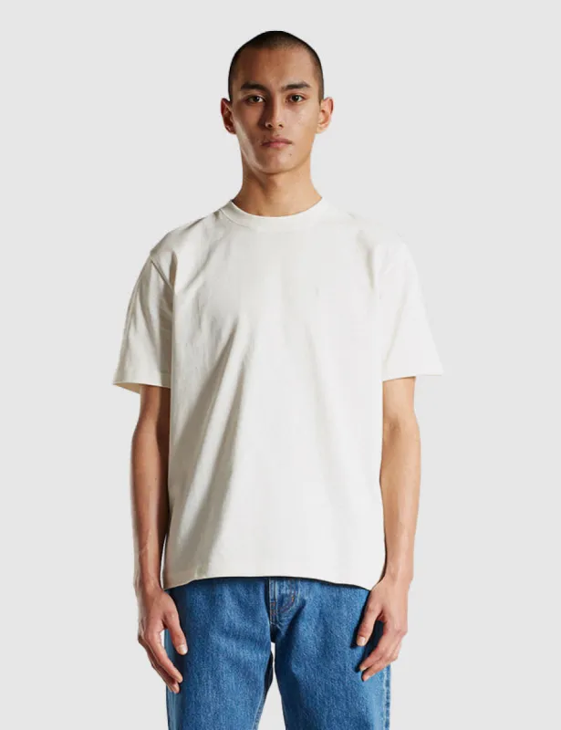 Norse Projects Johannes Heavy Logo T-Shirt - Ecru sold by Article London
