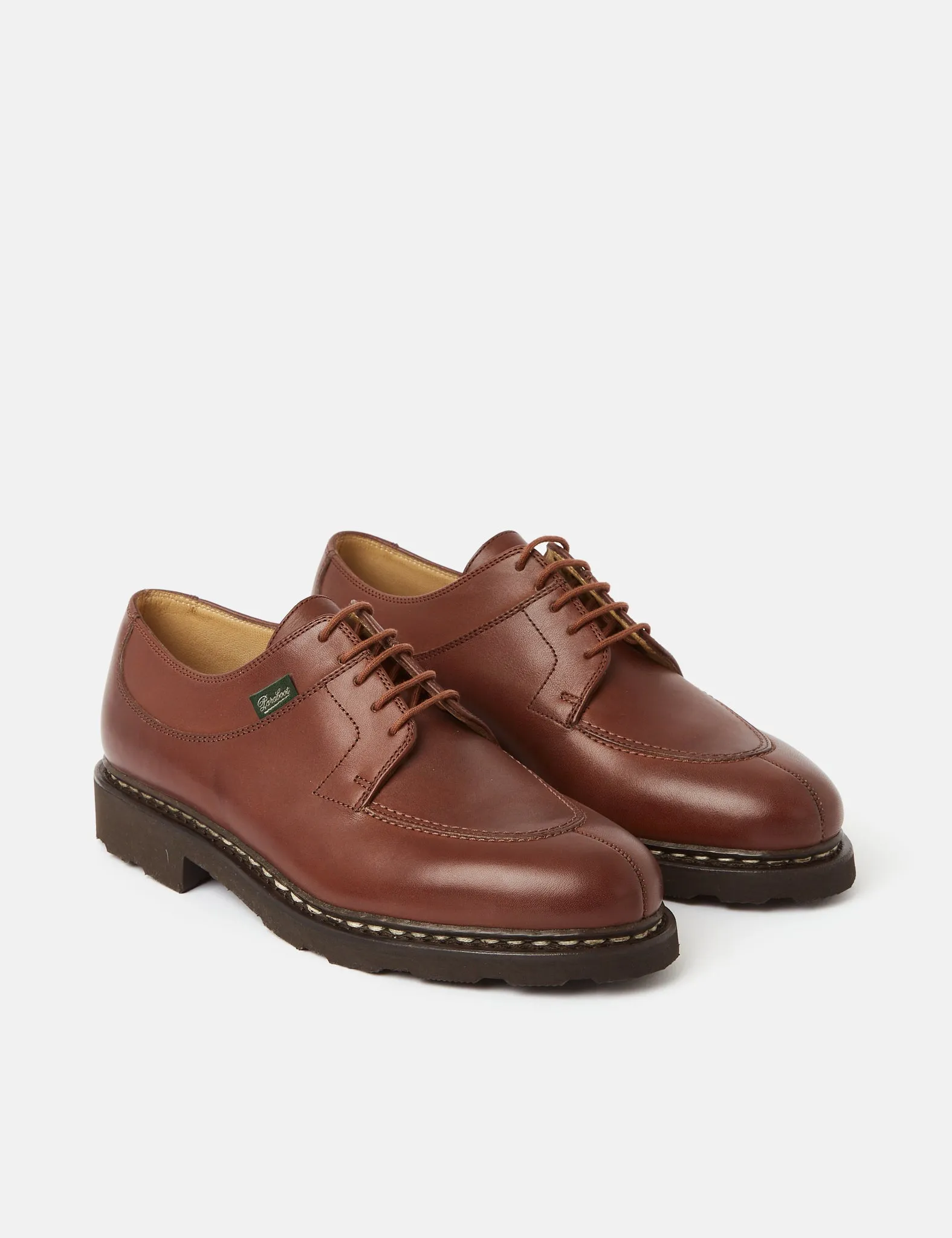 Paraboot Avignon Derby Shoe (Leather) - Tan sold by Article London product image thumbnail 2