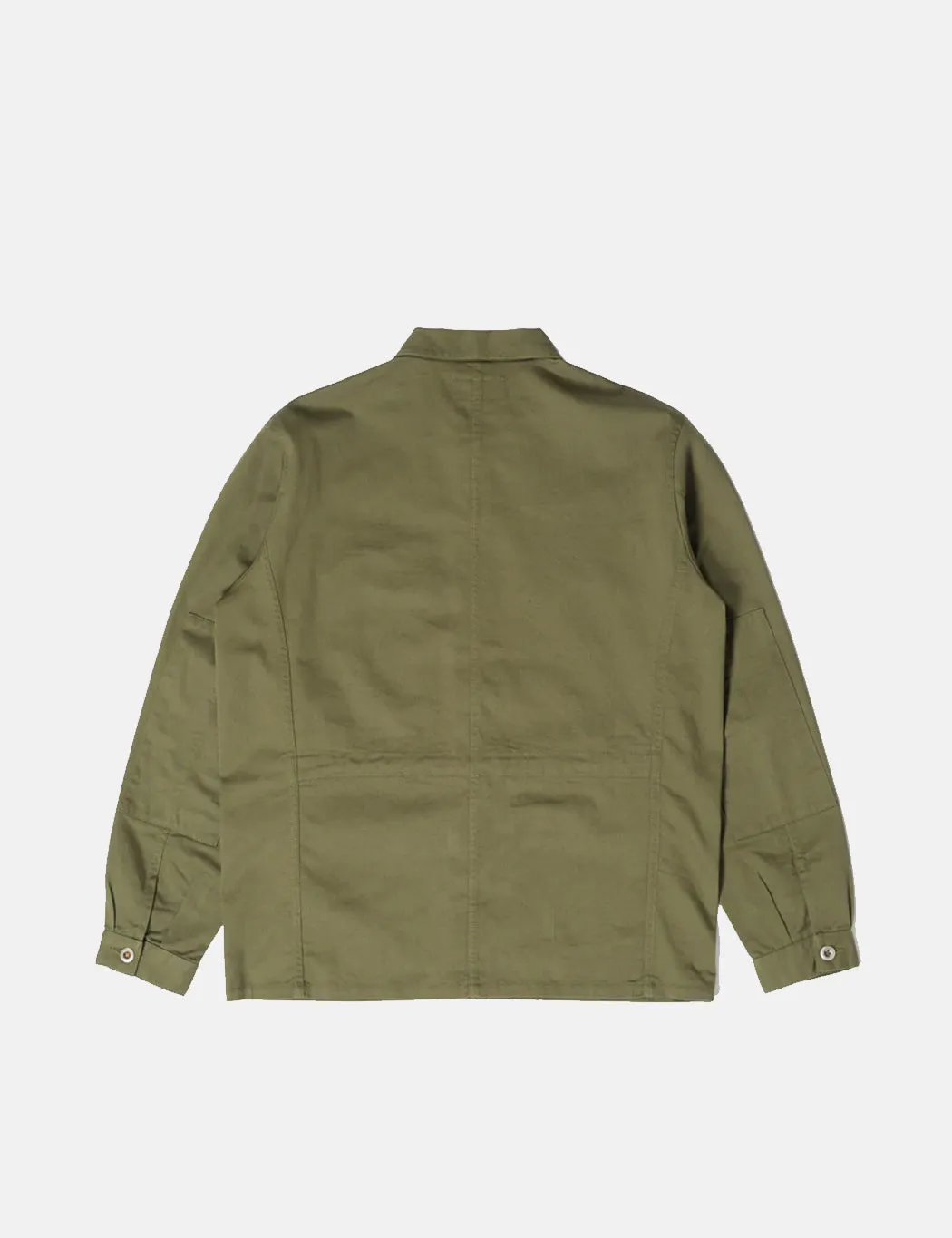 Universal Works MW Fatigue Jacket - Olive Green sold by Article London product image thumbnail 3