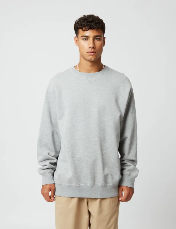 Bhode Crew Sweat (Organic/Canada Origin, 16oz) - Archive Grey sold by Article London