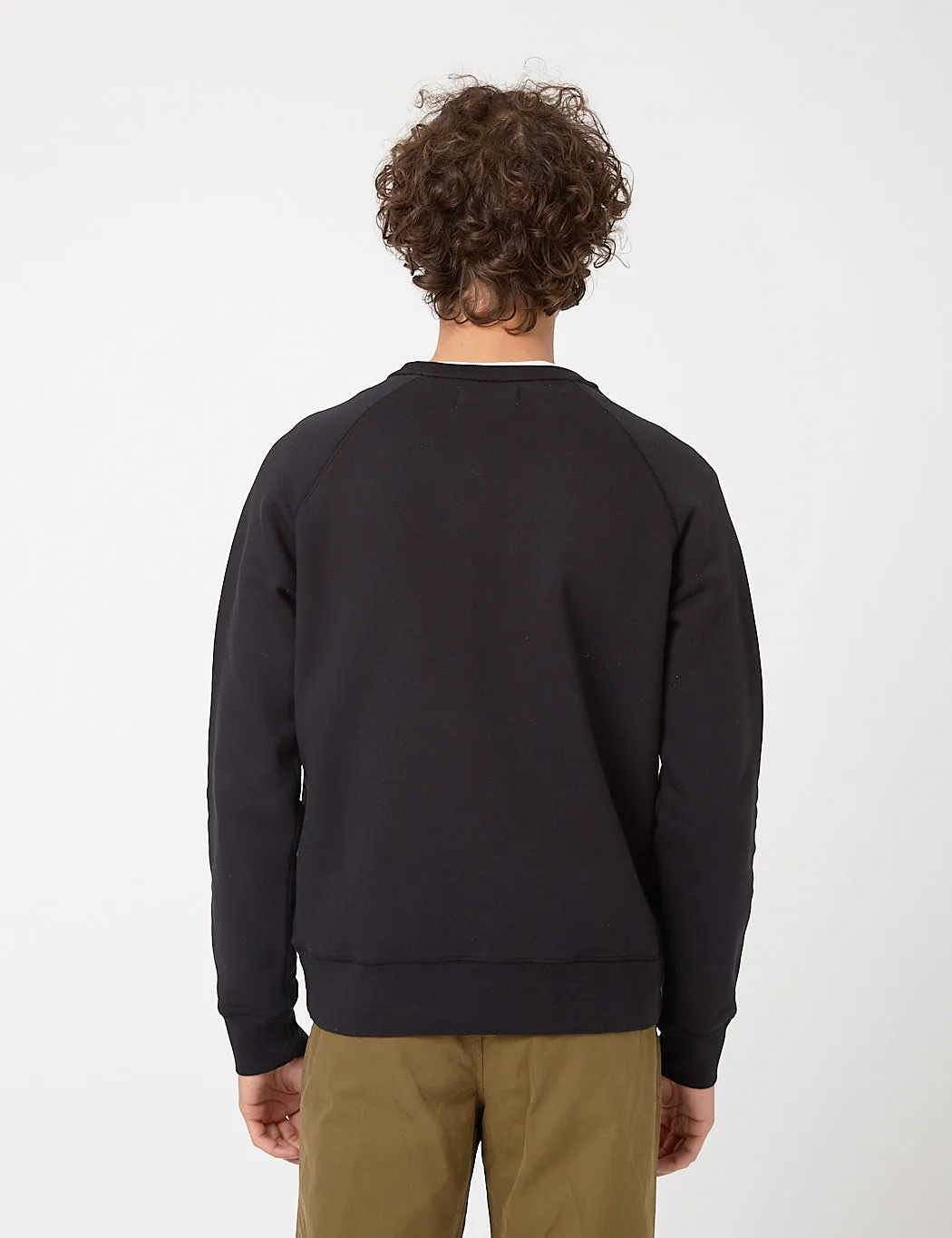 Bhode Besuto Raglan Sweatshirt (Organic Cotton) - Black sold by Article London product image thumbnail 4