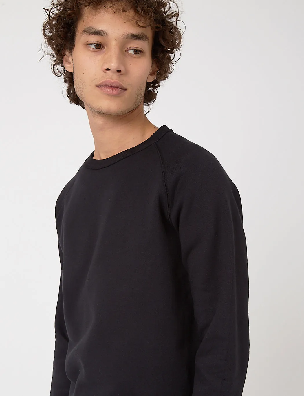Bhode Besuto Raglan Sweatshirt (Organic Cotton) - Black sold by Article London product image thumbnail 3
