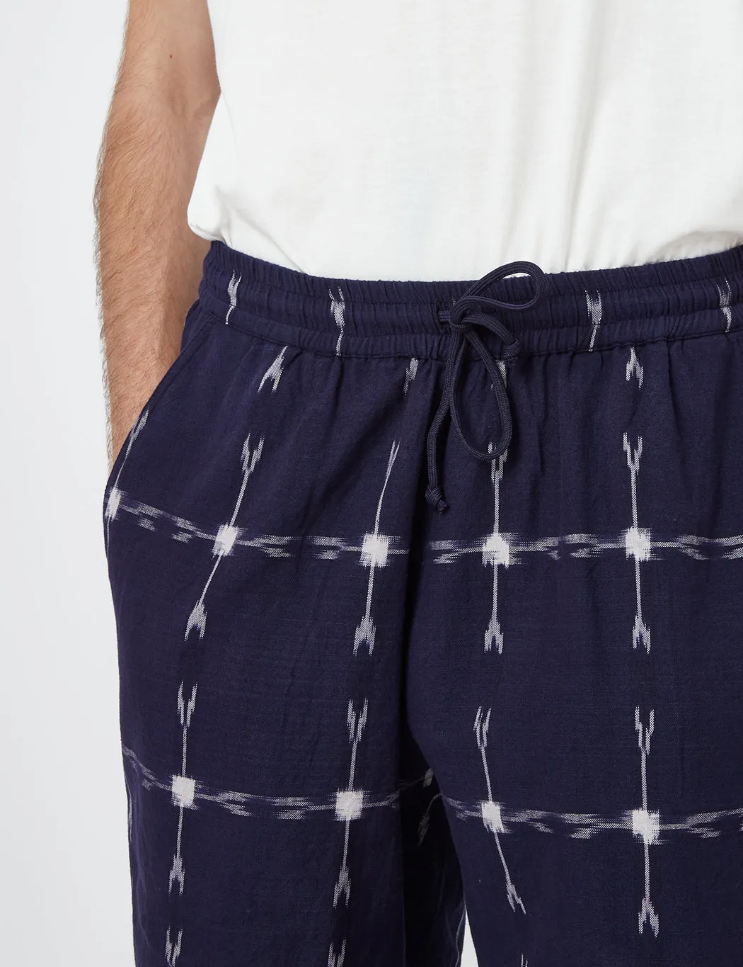 Universal Works Lumber Shorts - Indian Ikat Indigo sold by Article London product image thumbnail 2