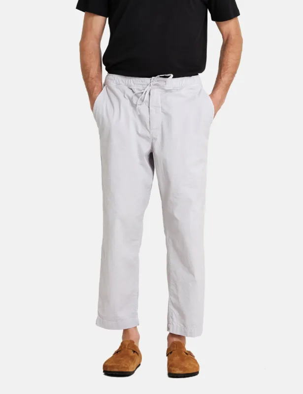 Wax London Kurt Seersucker Trouser (Tapered) - Grey Violet sold by Article London