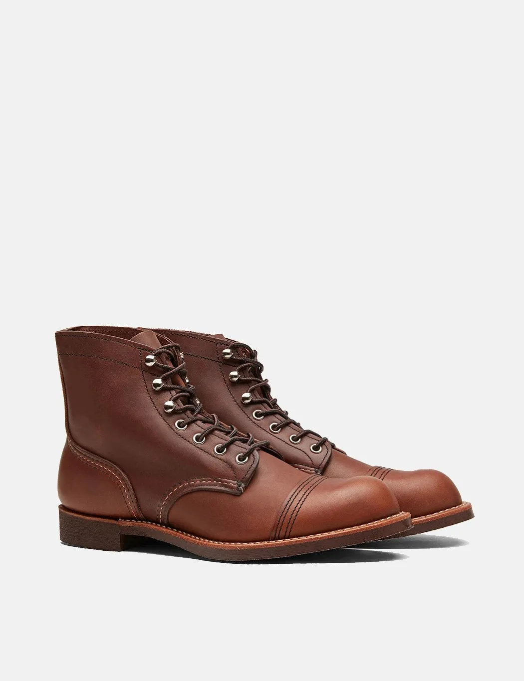 Red Wing Heritage 6" Iron Ranger Boots (8111) - Amber Brown Harness sold by Article London product image thumbnail 3